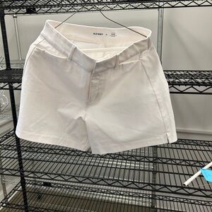 Old Navy White Bermuda Shorts Classic Lightweight Design